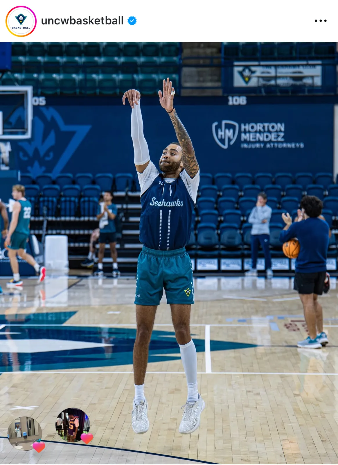 CJ Luster II shooting at UNCW